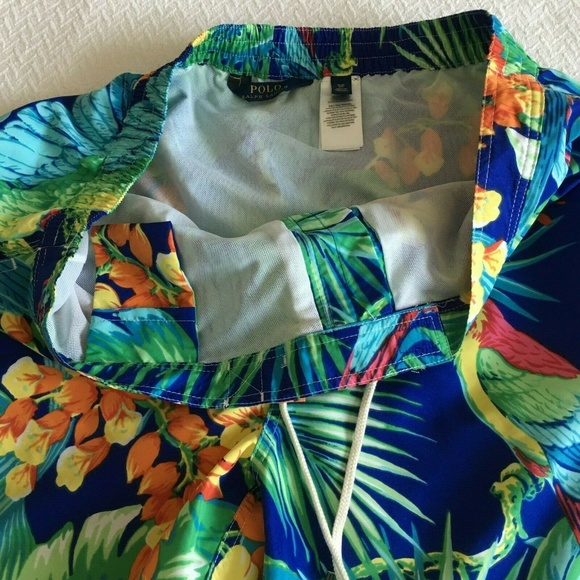 Ralph Lauren Polo Swim Trunks Jungle Parrot - Picture 3 of 5